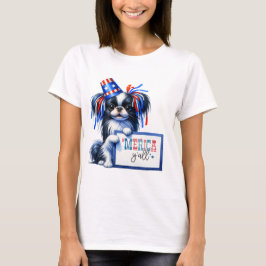 Patriotic Japanska Chin 'Merica Y'all T Shirt