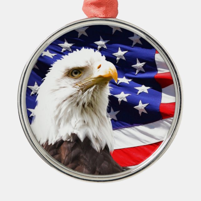Patriotic Julgransprydnad Metall (Framsidan)