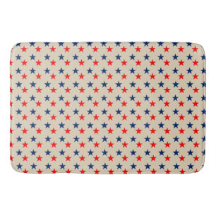 Patriotic juli USA American Rustic Land Stars Badrumsmatta