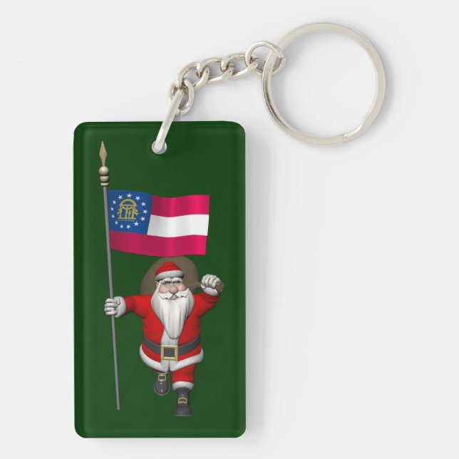 Patriotic Jultomten besöker Georgien (Baksidan)