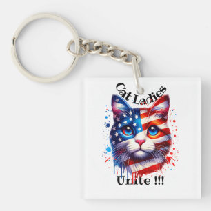 Patriotic Kamala Cat Dam Unite Walz