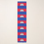 Patriotic Kambodja Flagga Sjal<br><div class="desc">Patriotisk flagga i Kambodja.</div>