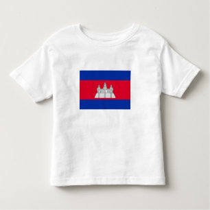 Patriotic Kambodja Flagga T Shirt