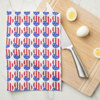 Patriotic Kärlek USA den 4 juli Stars och stripes