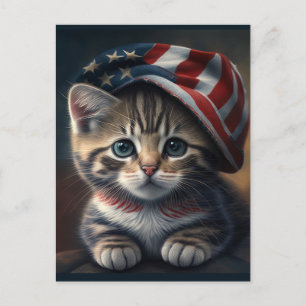 Patriotic Kattunge! Vykort