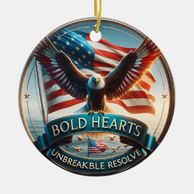 Patriotic Keepsak Ornament (Framsidan)