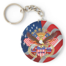 Patriotic Keychain