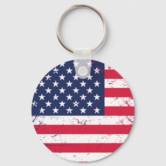 Patriotic Keychain Nyckelring (Framsida)