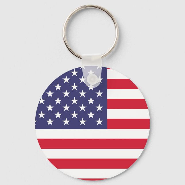 Patriotic Keychain Nyckelring (Framsida)
