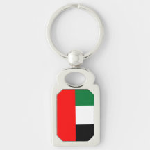 Patriotic keychain with Flagga of UAE
