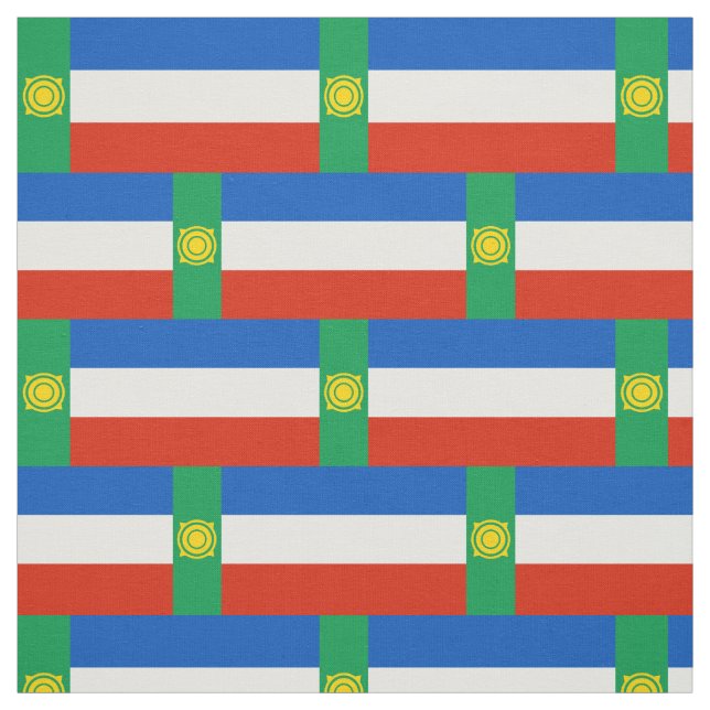 Patriotic Khakassia Flagga Tyg (Provkarta)
