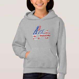 Patriotic Kids Pullover Hoodie T Shirt