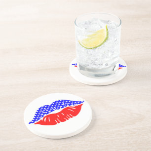 Patriotic Kiss Drink Underlägg