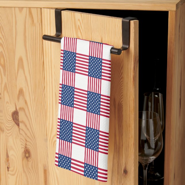 Patriotic Kitchen Towel Kökshandduk (Thirds Fold)