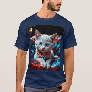 Patriotic Kitten T Shirt