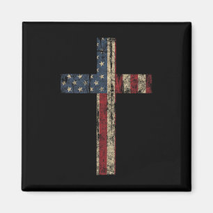 Patriotic Kor - American Flagga Faith Us Independe Magnet