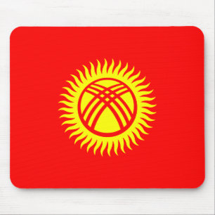 Patriotic Kyrgyzstan Flagga Musmatta