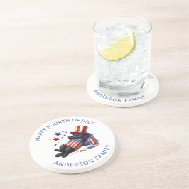 Patriotic Lazy Black Cat 4:e juli Underlägg