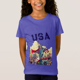 Patriotic Liberty Parad - Vintage 4 juli USA T Shirt