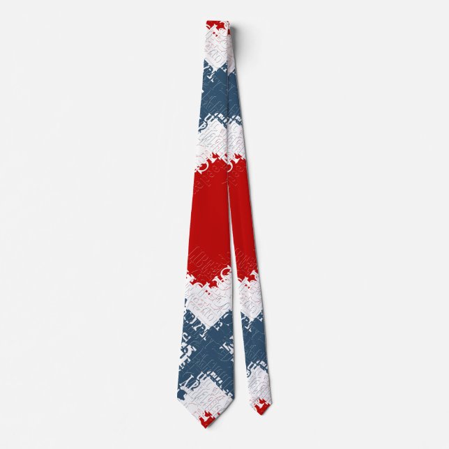 Patriotic Liberty Square Red White & Blue Slips (Framsida)