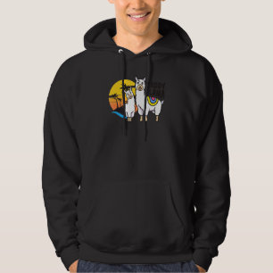 Patriotic Llama juli 4:e För manar Kvinnor Hoodie