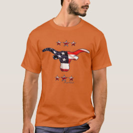 Patriotic - Longhorn Steer T Shirt