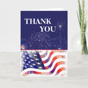 Patriotic Lycklig Veteran Day Tack Kort