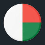 Patriotic Madagascar Flag Magnet<br><div class="desc">Patriotic flag of Madagascar.</div>