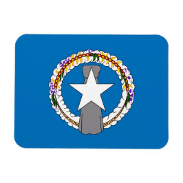 Patriotic Magnet Northern Mariana flagga