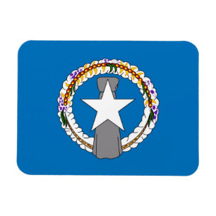 Patriotic Magnet Northern Mariana flagga