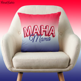 Patriotic MAHA Mamma Gör Amerika friska igen 🇺 🇸 Kudde