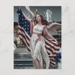 Patriotic Maiden Vykort