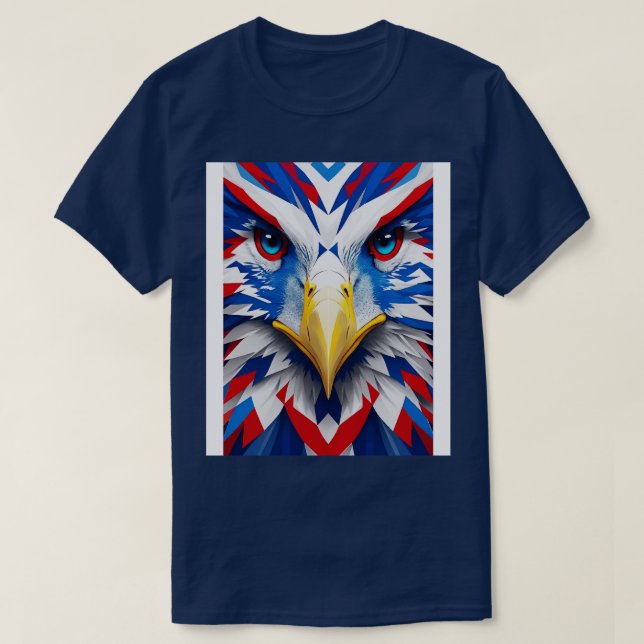 Patriotic Majesty 3 T Shirt (Design framsida)