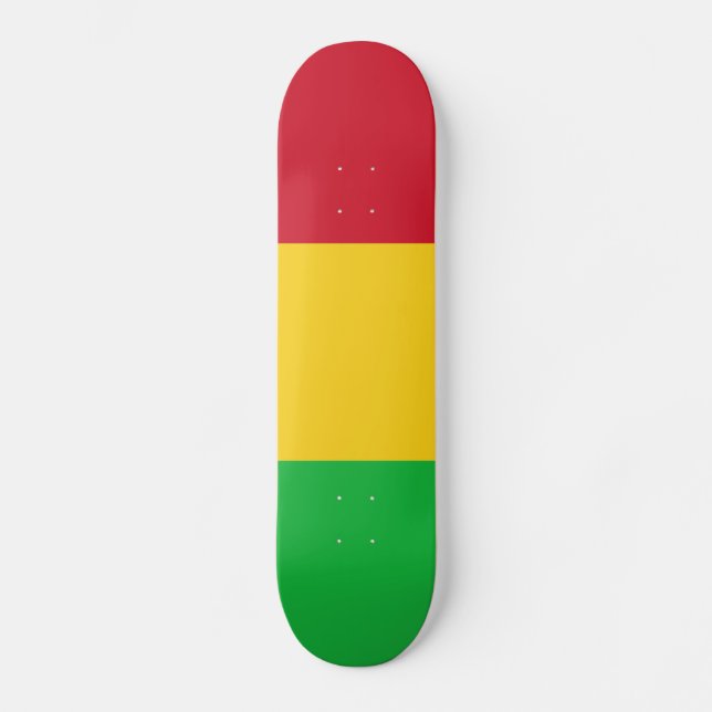 Patriotic Mali Flagga Mini Skateboard Bräda 18,5 Cm (Framsida)