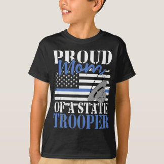 Patriotic Mamma från en statlig polisman T Shirt