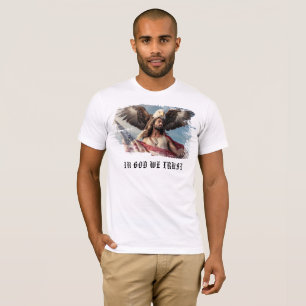 *~* Patriotic Man Flagga AP27 Eagle Patriot T Shirt
