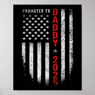 Patriotic Manar befordrades till pappa Est 2025 Fi Poster