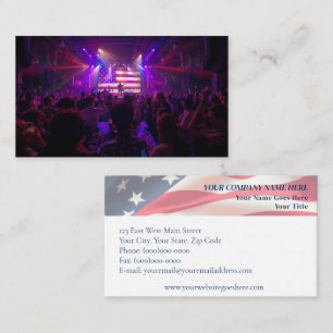 Patriotic Marknadsföring & Event Advertising Visitkort