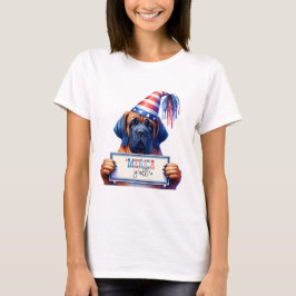 Patriotic Mastiff 'Merica Y'all T Shirt