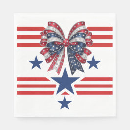Patriotic Matching Papper Plate Pappersservett