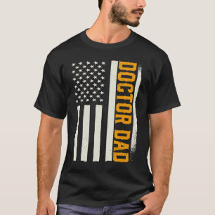 Patriotic Medic Doc Nurse Nursing Doktor Pappa Ame T Shirt