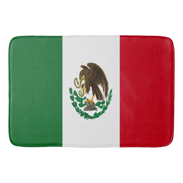 Patriotic Mexico flagga Badrumsmatta (Framsidan)