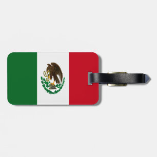 Patriotic Mexico flagga Bagagebricka