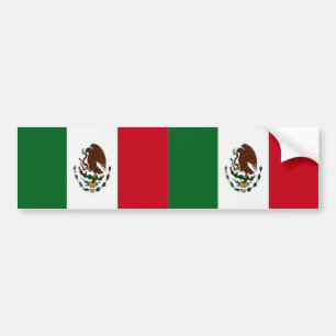 Patriotic Mexico flagga Bildekal