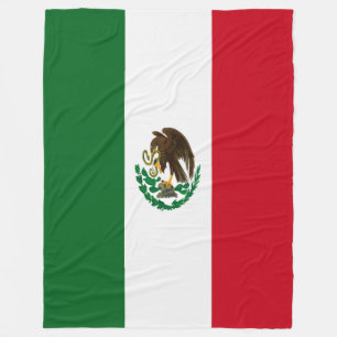 Patriotic Mexico flagga Fleecefilt