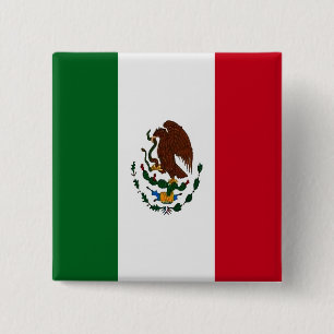 Patriotic Mexico flagga Knapp