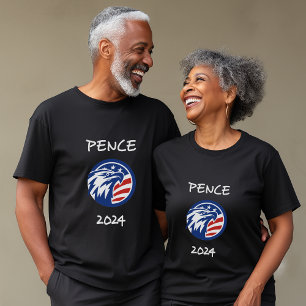 Patriotic Mike Pence 2024 Val Eagle Mörk T Shirt