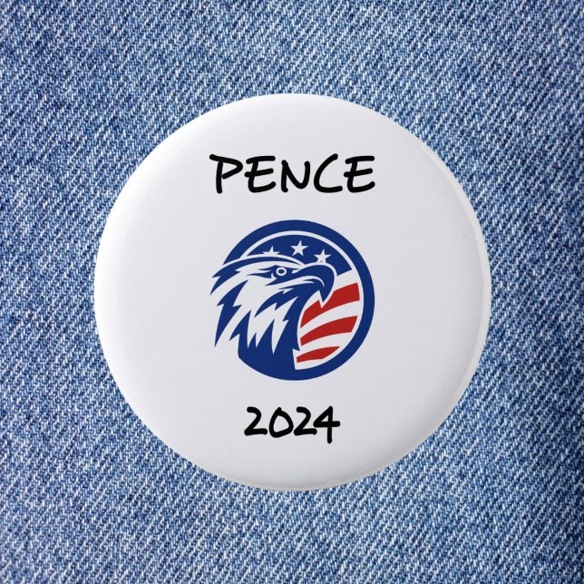 Patriotic Mike Pence 2024 Val Eagle T-Shirt Knapp (Skapare uppladdad)