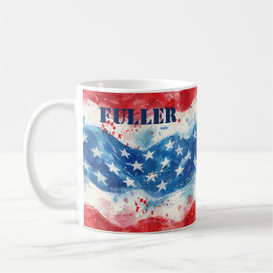 Patriotic Military America USA Mouse Anpassningsba Kaffemugg