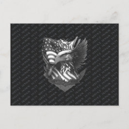 Patriotic Military Appreciation Thank You Veterans Helg Vykort